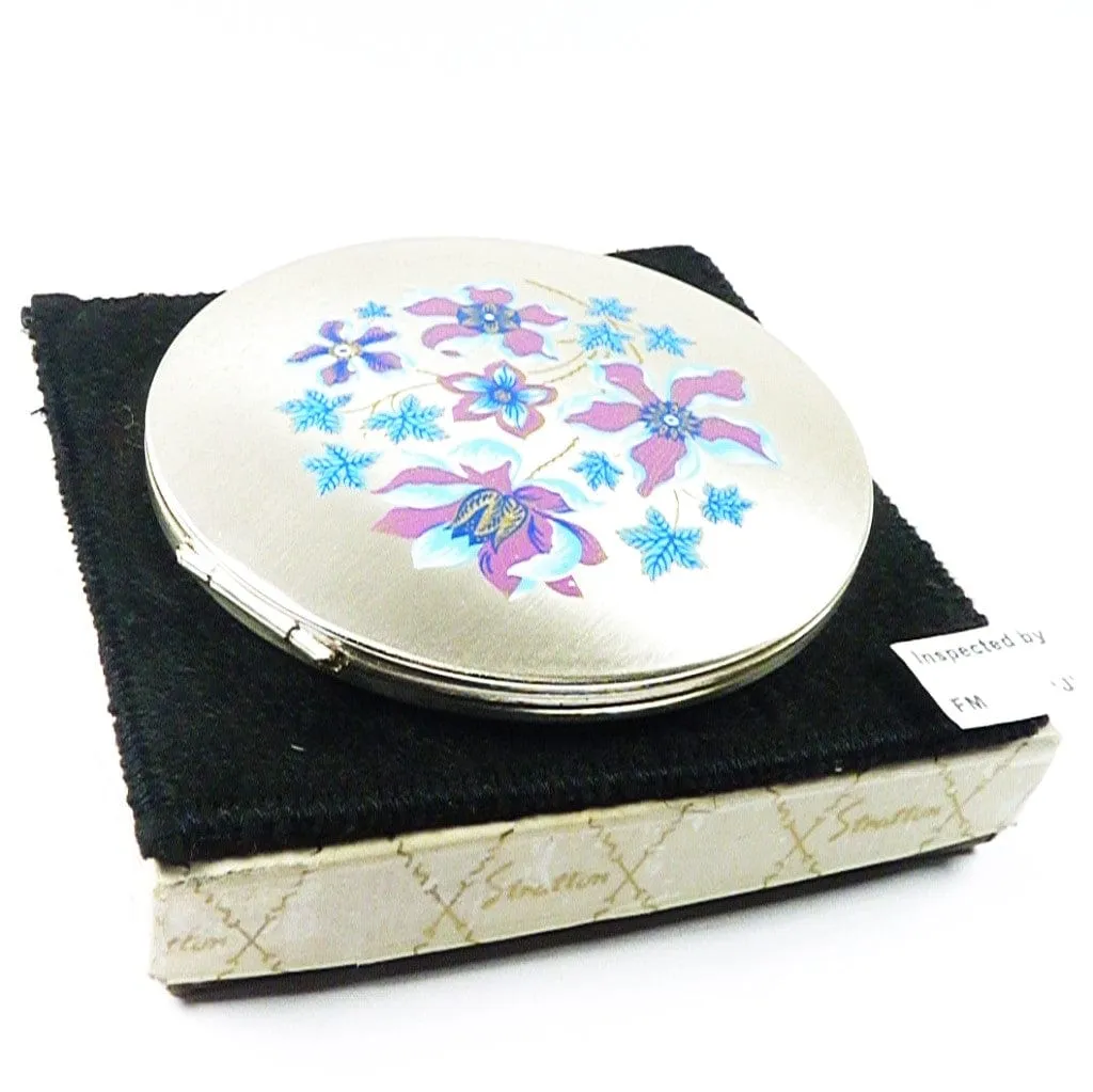 Silver Plated Refillable Boxed Second Hand Stratton Compact Mirror