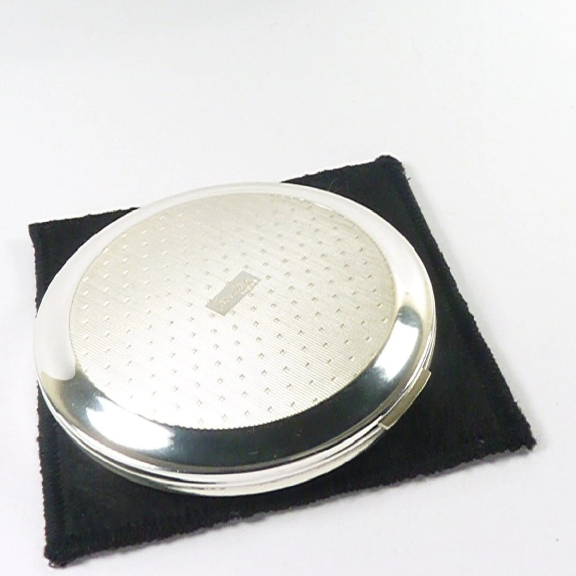 Silver Plated Refillable Boxed Second Hand Stratton Compact Mirror