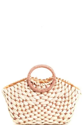 SMALL WOVEN TOTE