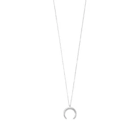 Sterling Silver Crescent Necklace