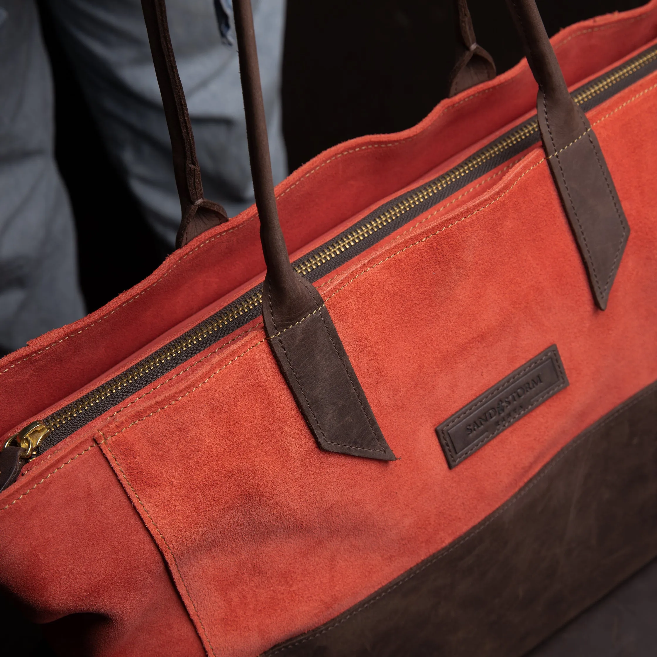 Suede Faith Tote