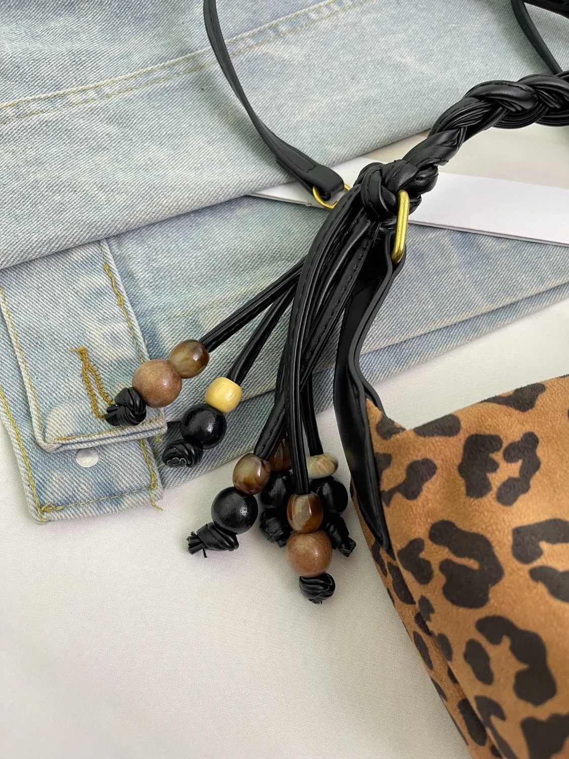 Suede Shoulder Bag