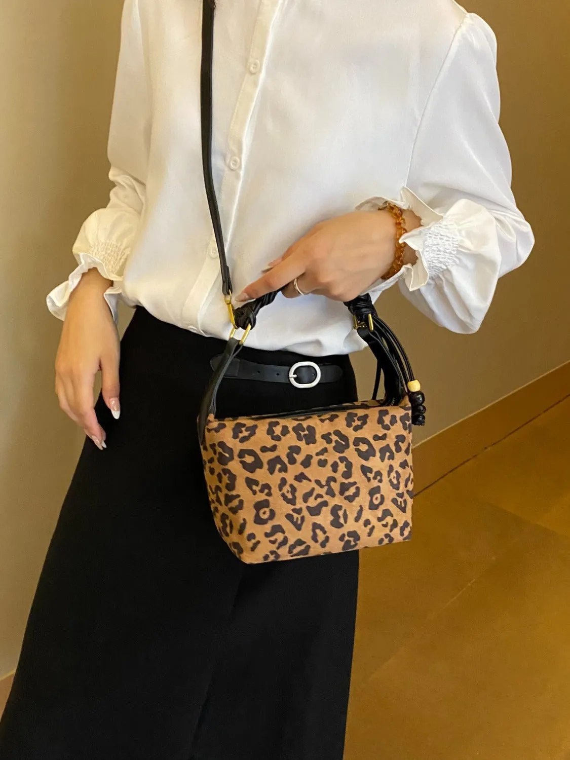 Suede Shoulder Bag