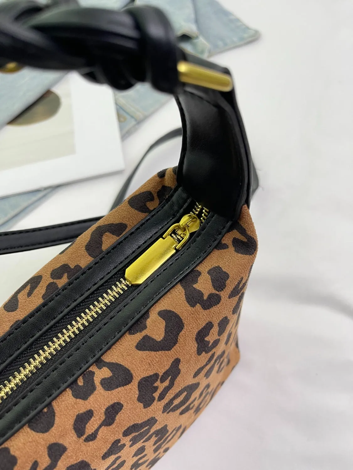 Suede Shoulder Bag