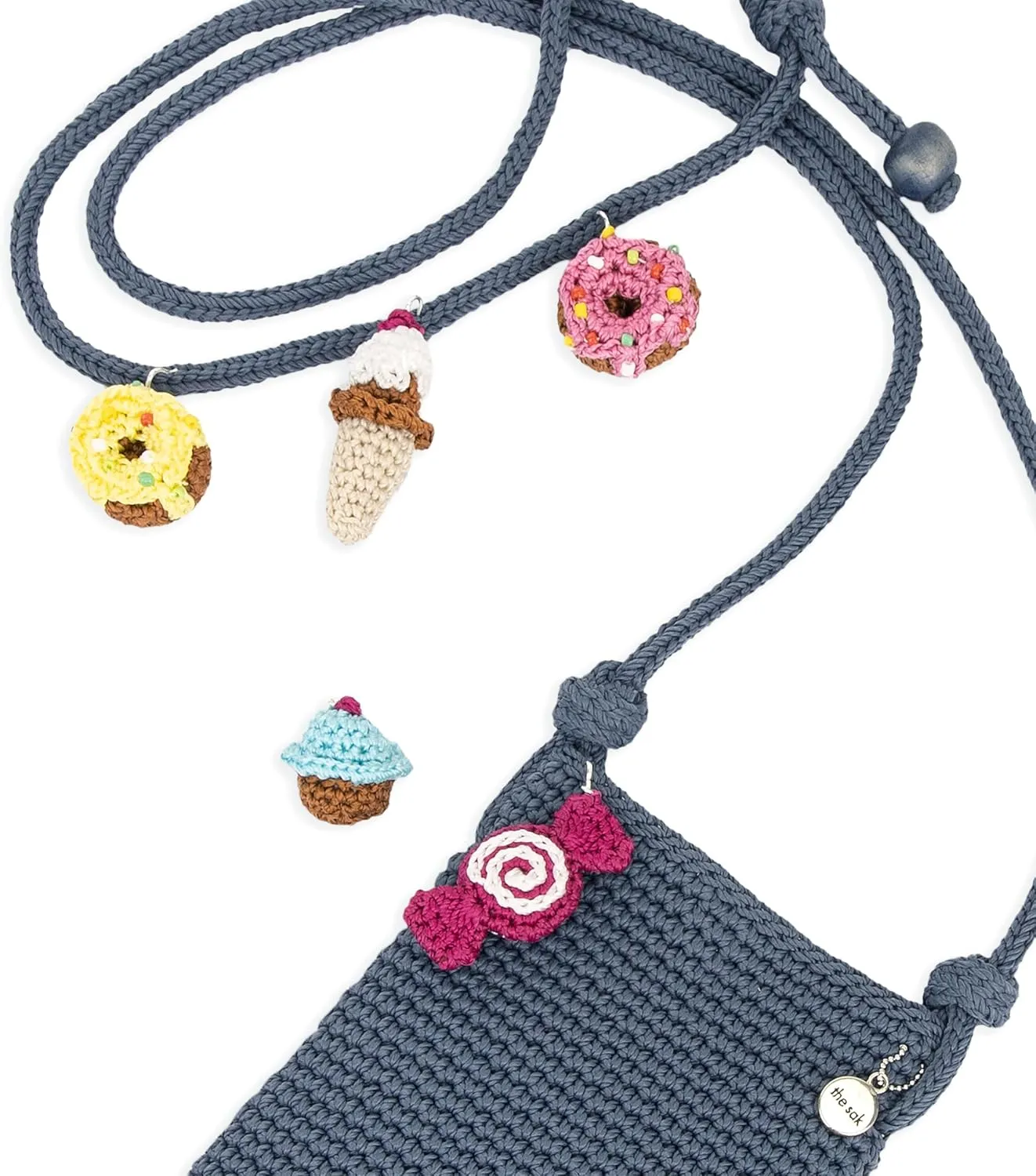 The Sak Josie Mini Crossbody in Crochet with Adjustable Strap