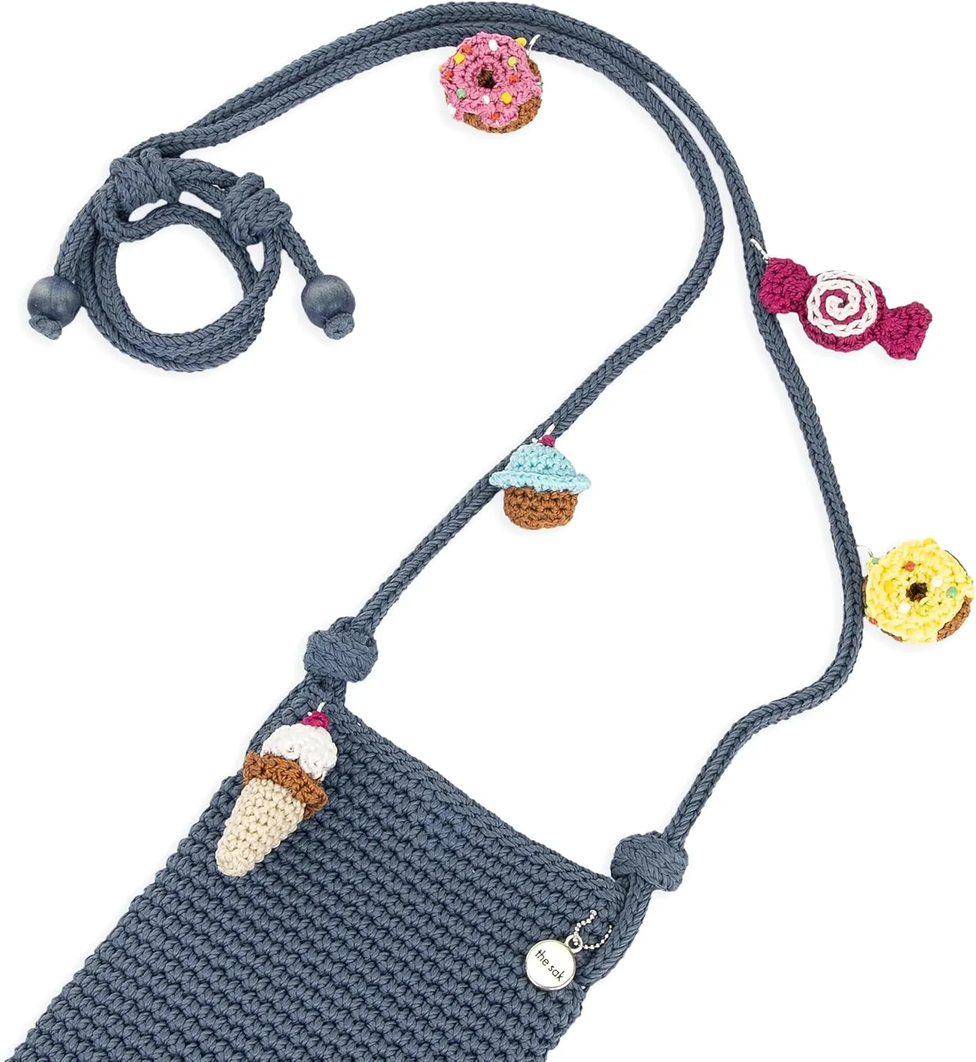 The Sak Josie Mini Crossbody in Crochet with Adjustable Strap