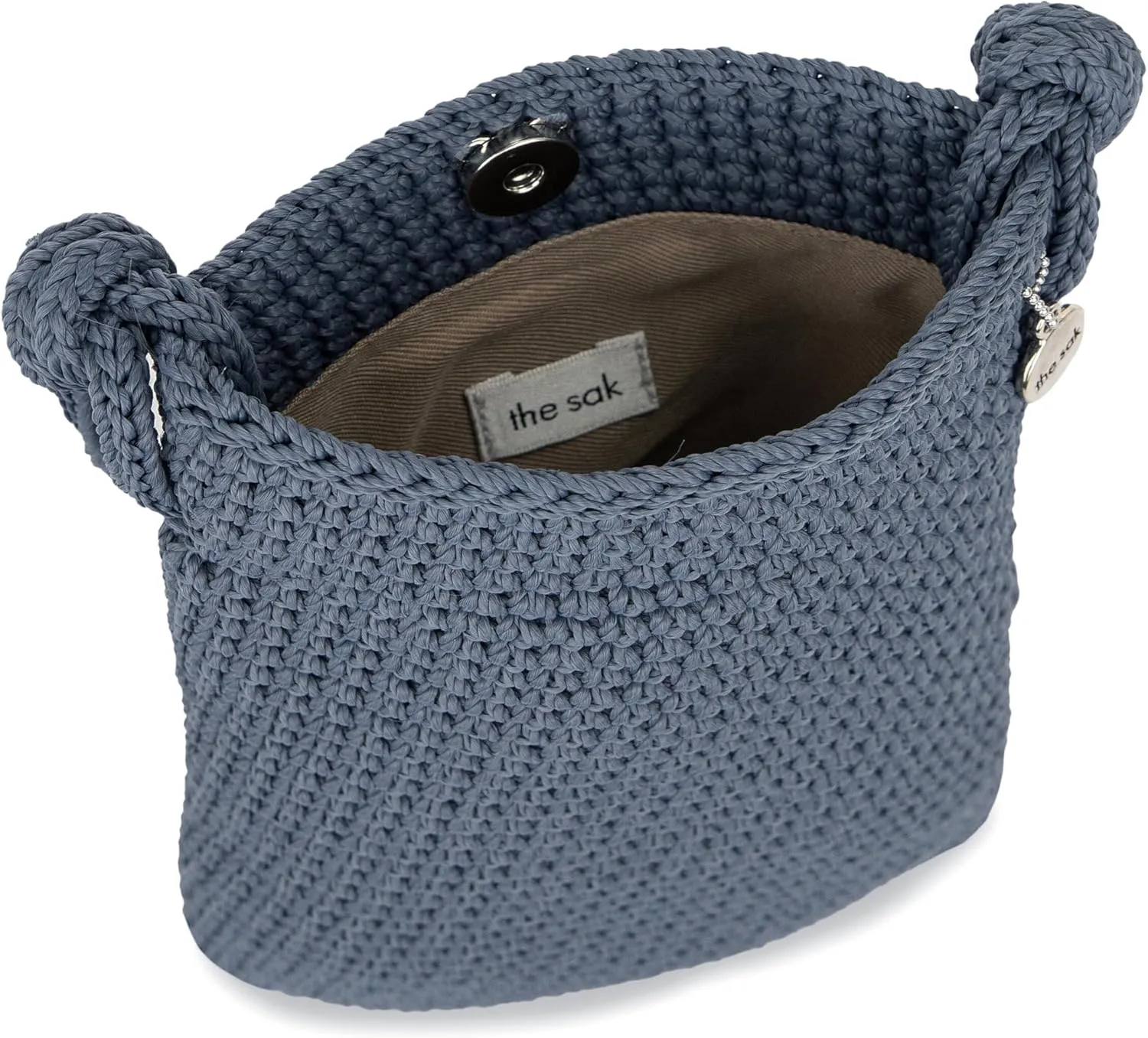The Sak Josie Mini Crossbody in Crochet with Adjustable Strap