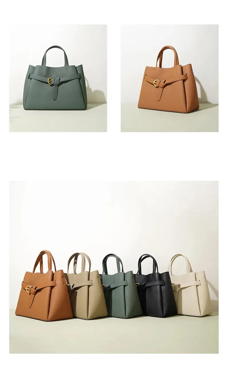 Tuscan Authentic Leather Tactile Feel First Layer Cowhide Mummy Bag