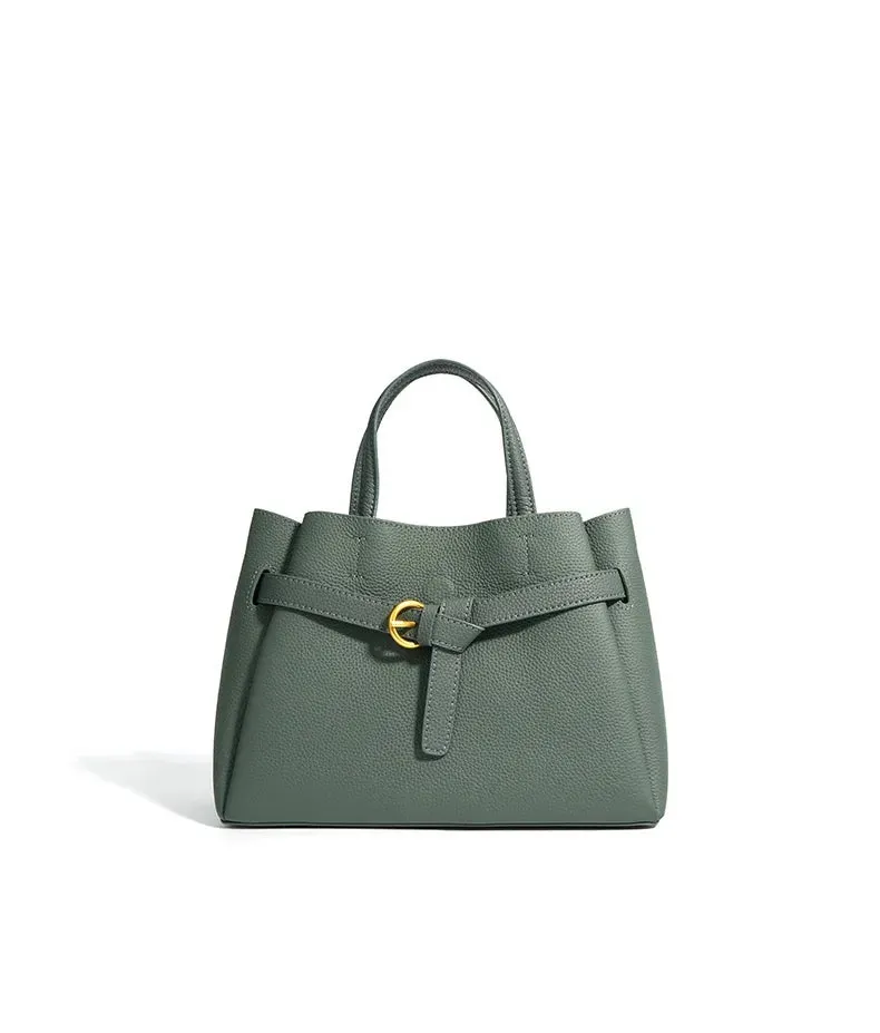 Tuscan Authentic Leather Tactile Feel First Layer Cowhide Mummy Bag