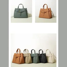 Tuscan Authentic Leather Tactile Feel First Layer Cowhide Mummy Bag