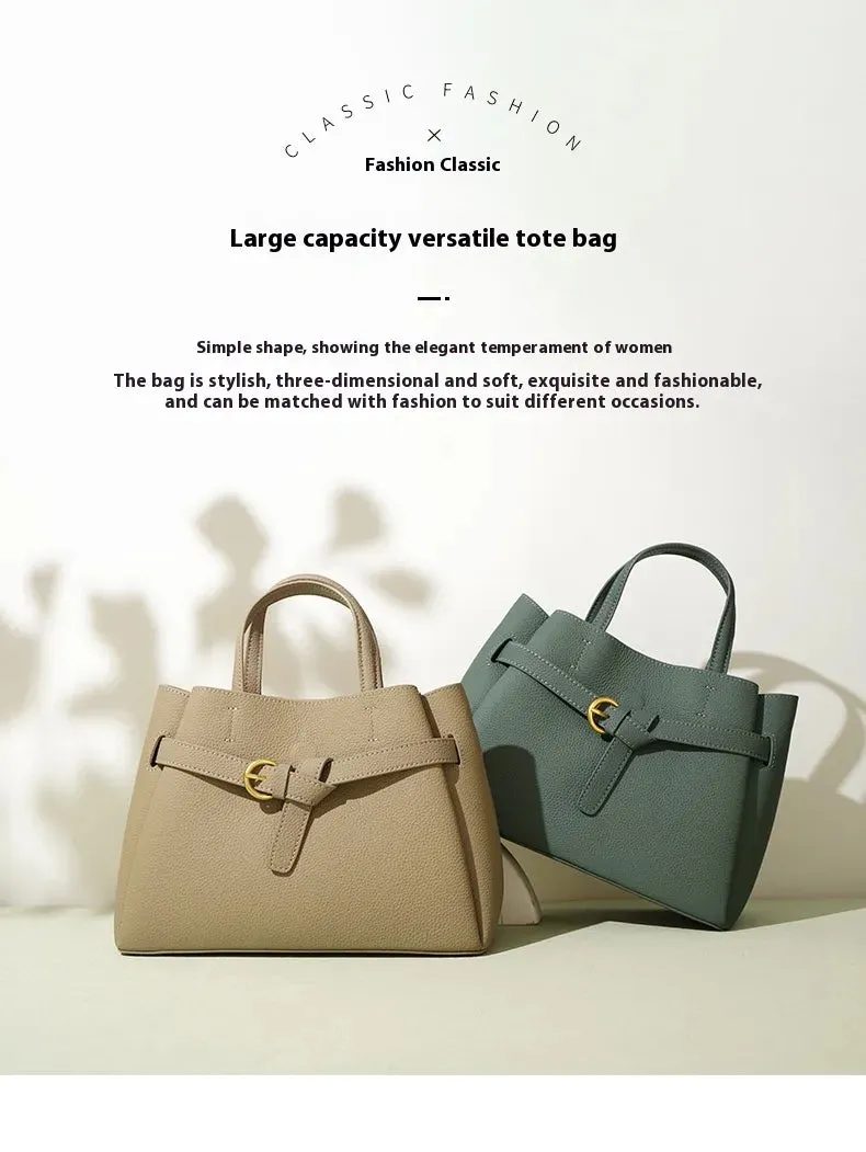 Tuscan Authentic Leather Tactile Feel First Layer Cowhide Mummy Bag