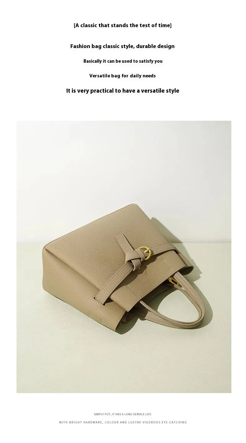 Tuscan Authentic Leather Tactile Feel First Layer Cowhide Mummy Bag