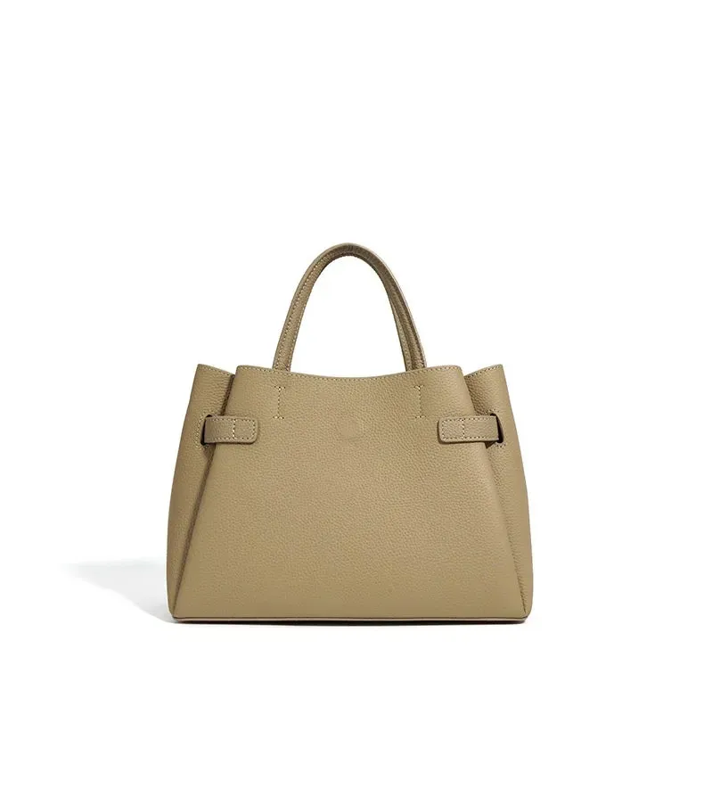 Tuscan Authentic Leather Tactile Feel First Layer Cowhide Mummy Bag