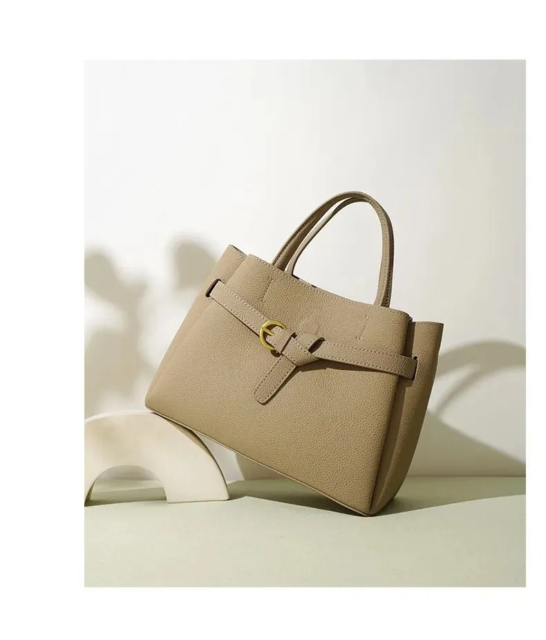 Tuscan Authentic Leather Tactile Feel First Layer Cowhide Mummy Bag