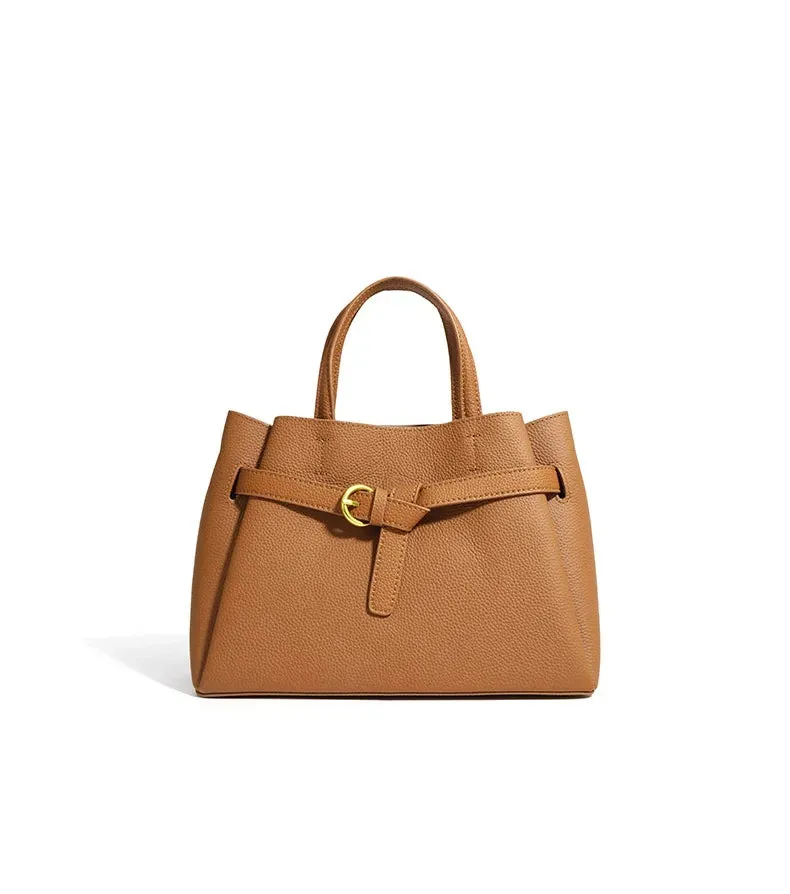 Tuscan Authentic Leather Tactile Feel First Layer Cowhide Mummy Bag