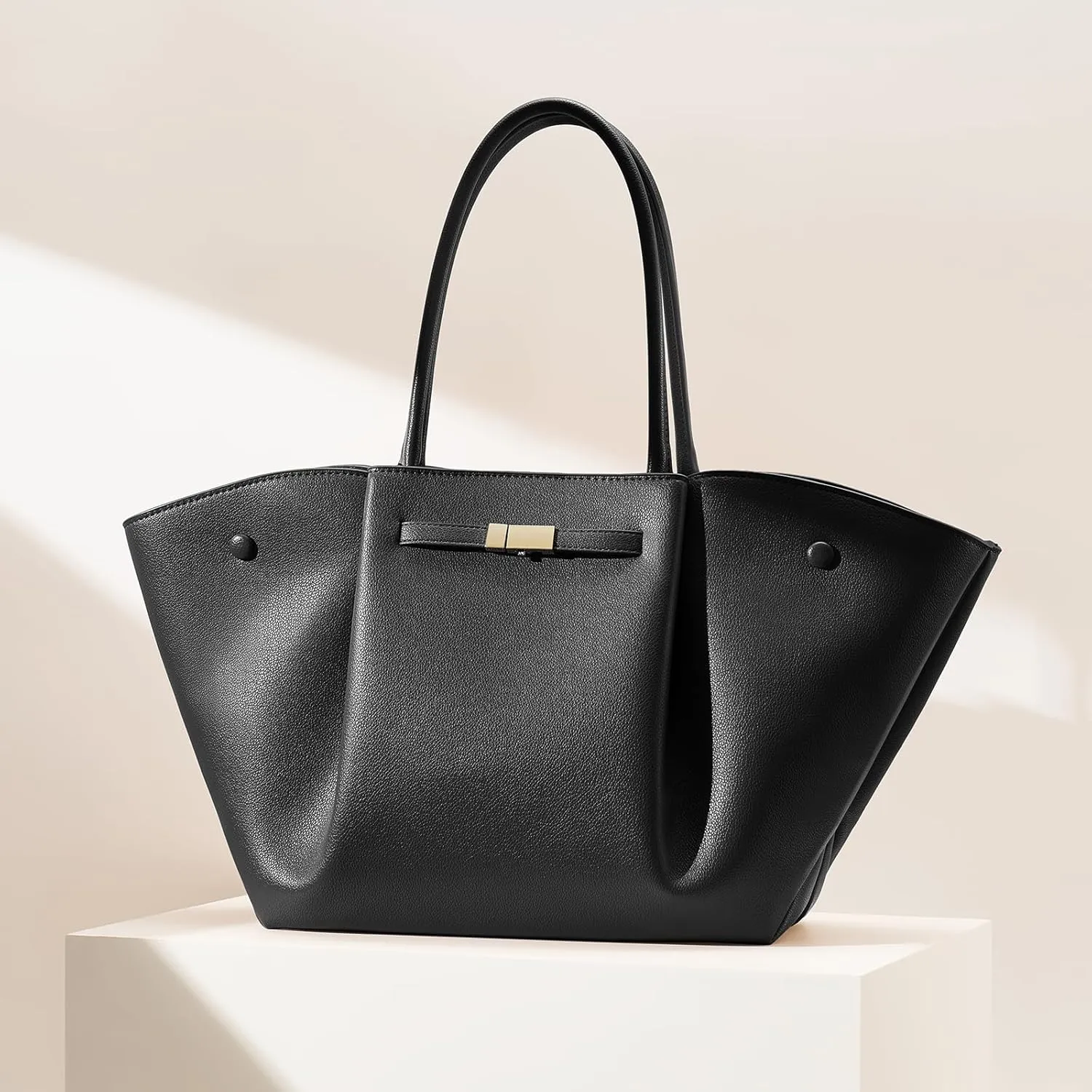 Vegan Leather Tote Bags Dressy Top Handle Purses and Handbags for Women Shoulder Bag with Large Capacity