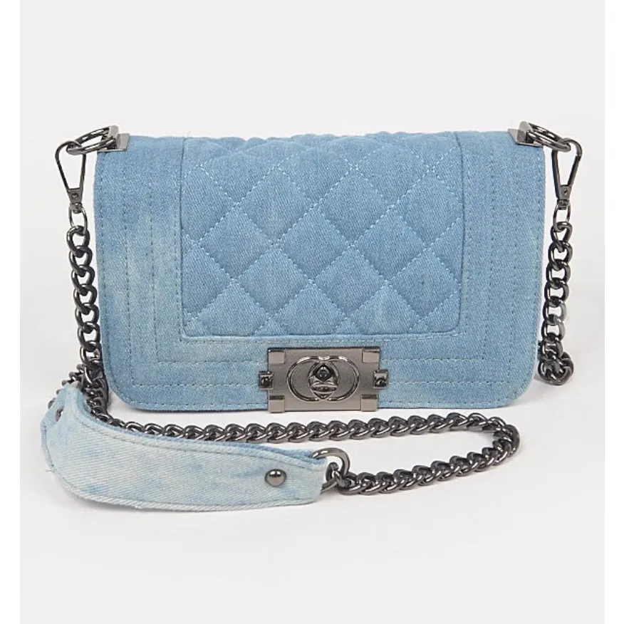 WASHED OUT BAG/HPC5042 Light Blue Denim