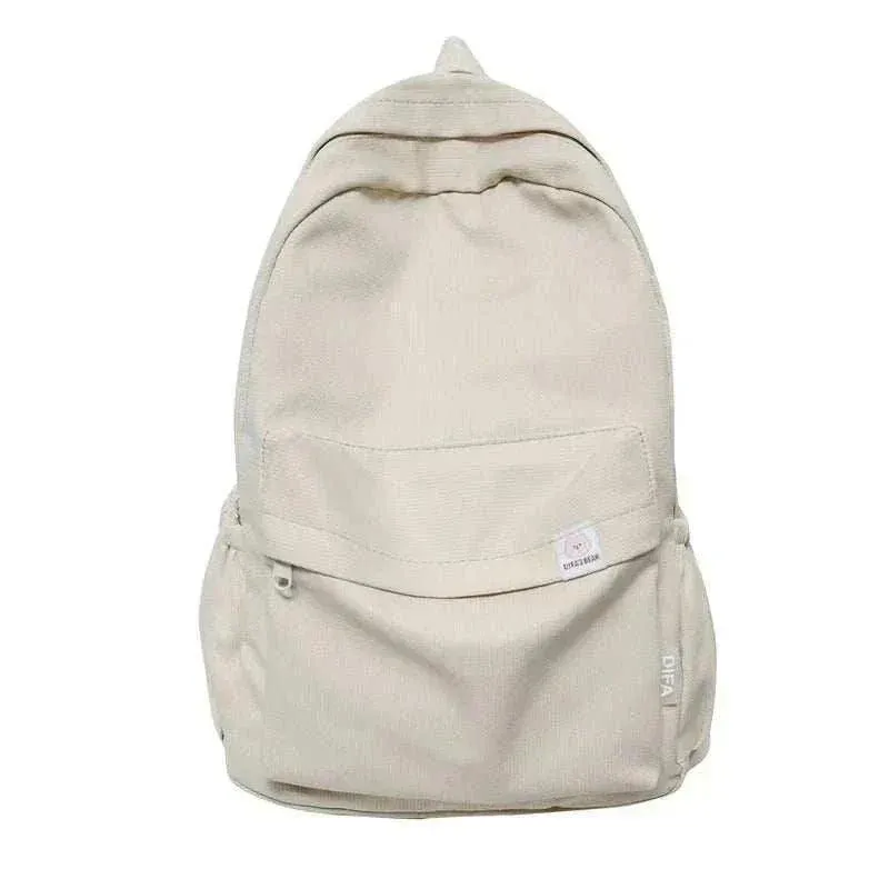 Waterproof Backpack | Solid Color Travel & School Bag - BBP009