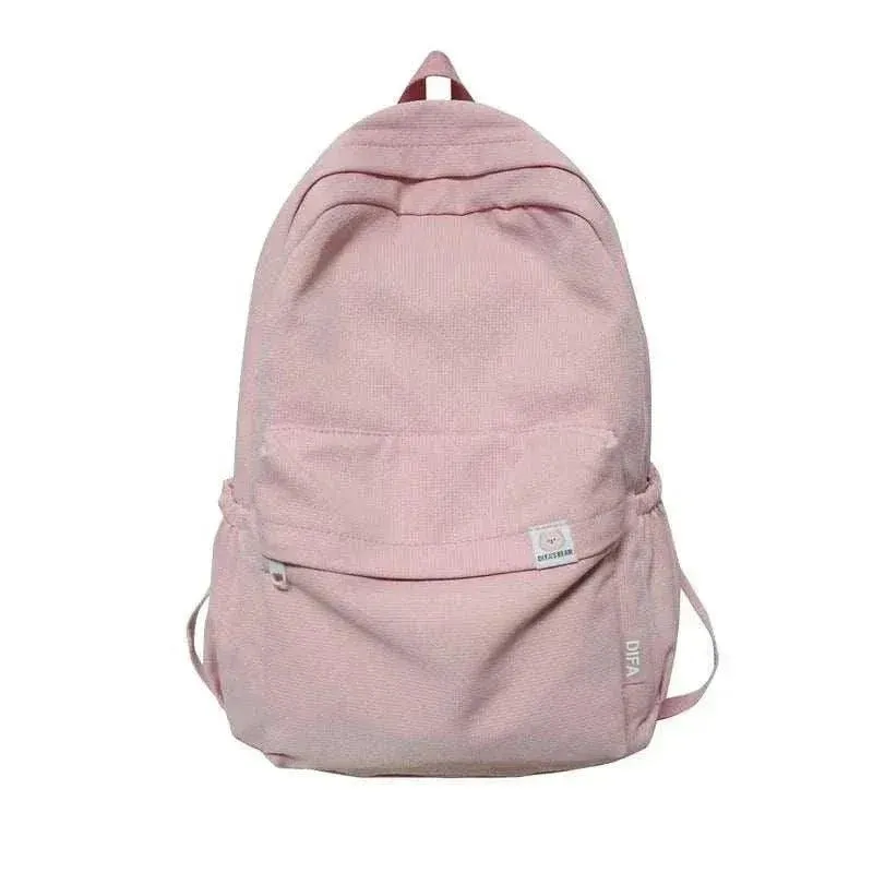 Waterproof Backpack | Solid Color Travel & School Bag - BBP009