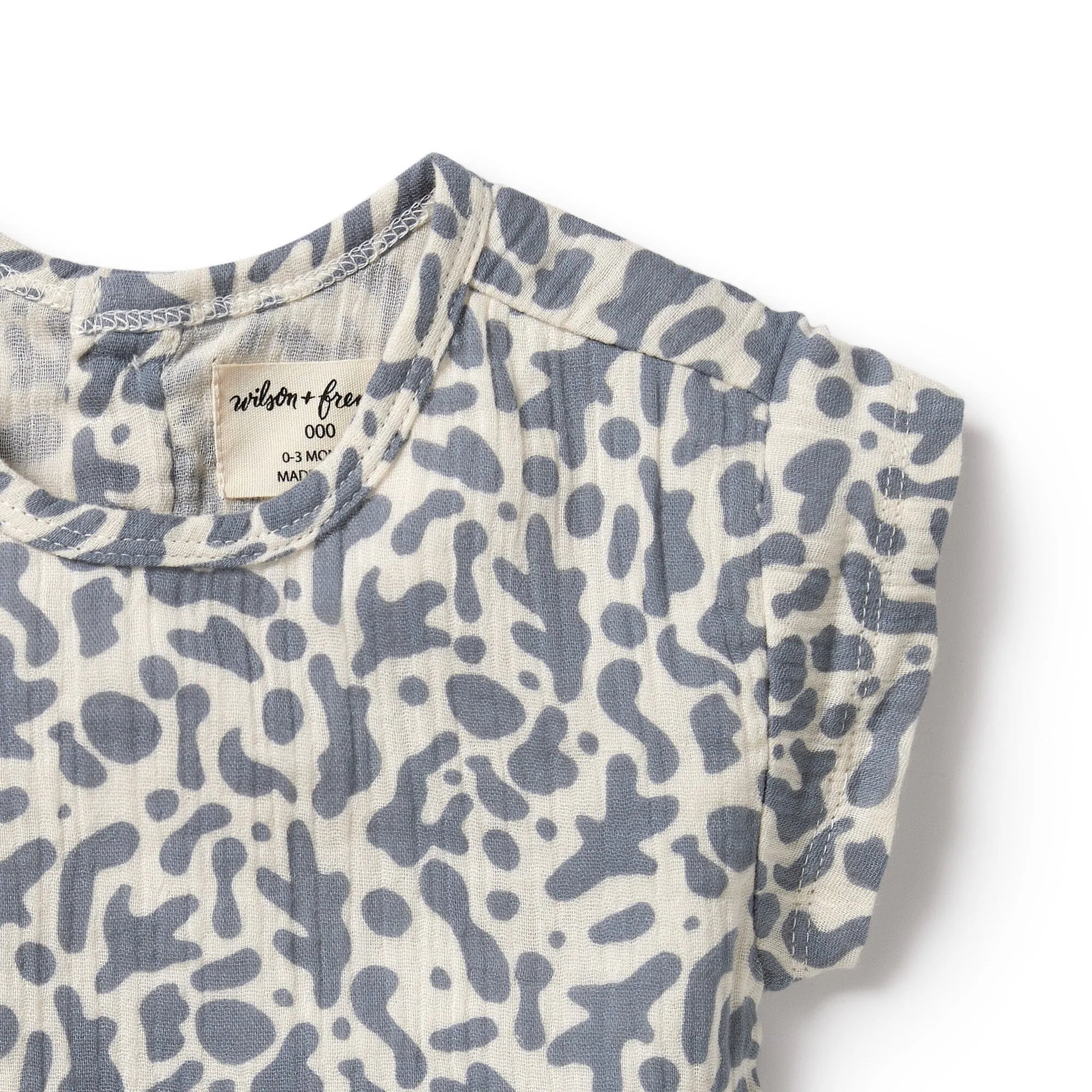 Wilson & Frenchy - Organic Crinkle Tee Blue Coral