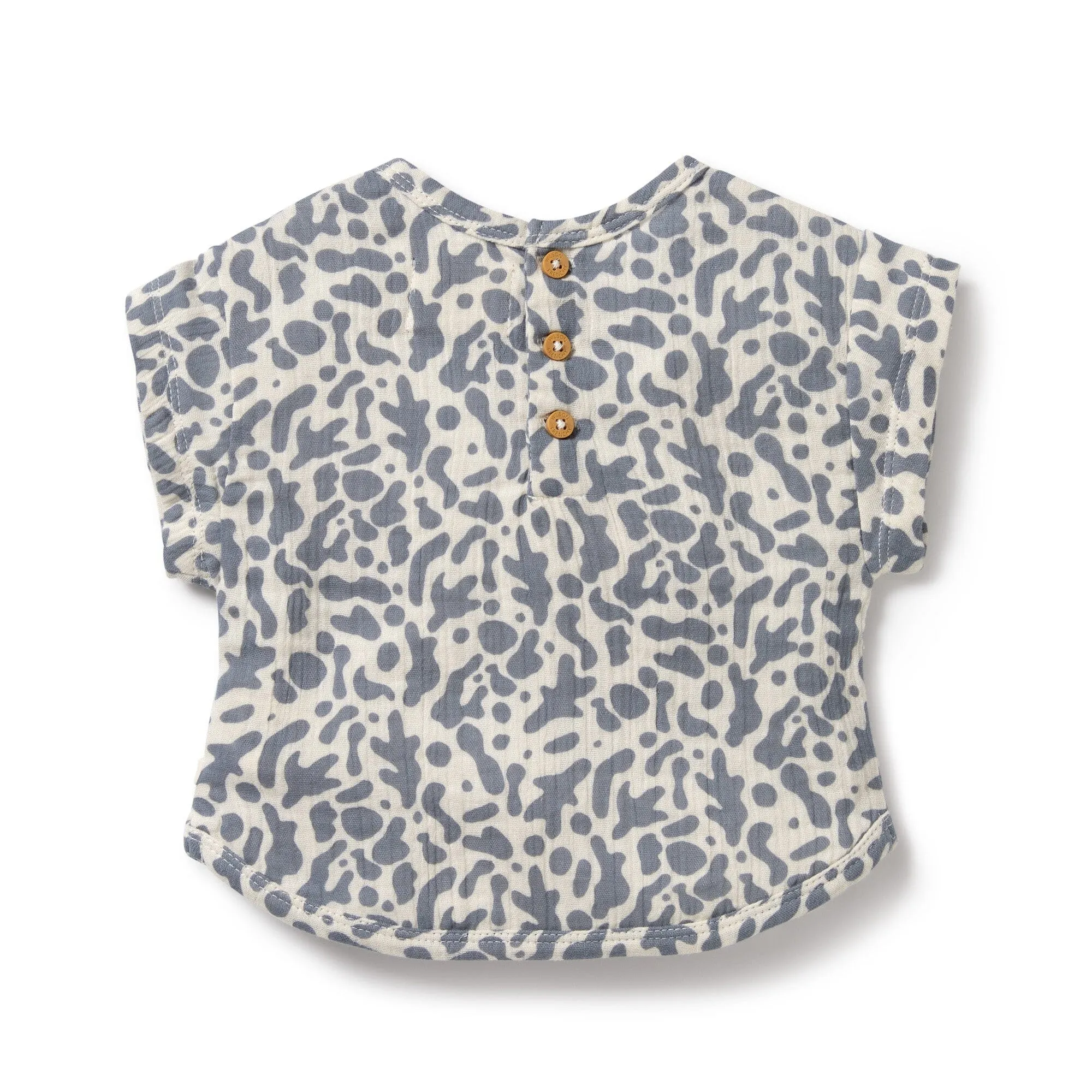 Wilson & Frenchy - Organic Crinkle Tee Blue Coral