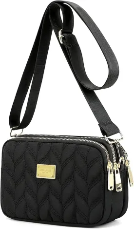 WITERY Small Crossboby Purse for Women - Waterproof Nylon Crossbody Phone Purse Shoulder Bag with Adjustable Strap